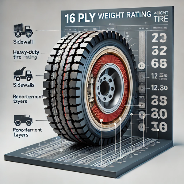 16 ply tire weight rating